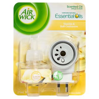 Air Wick Essential Oils Plug In Vanilla & Soft Cashmere Prime